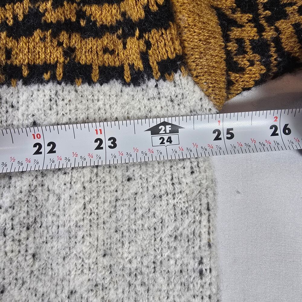 NWT Pilcro x Anthropologie Tiger Icon Wool Blend Sweater. Size XL. Retails $178 - Picture 7 of 10